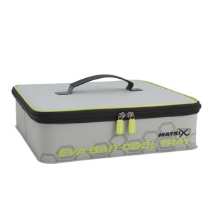 Matrix pouzdro na nástrahy eva bait cooler tray light grey inc 4 tubs