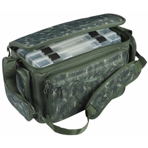 Mitchell taška mx camo tackle bag l + 3 tackleboxy