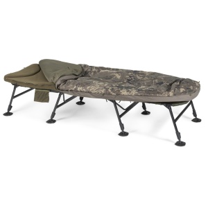 Nash lehátko se spacákem indulgence hd40 sleep system 8 legs camo