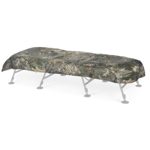 Nash přehoz na lehátko indulgence waterproof bedchair cover camo standard