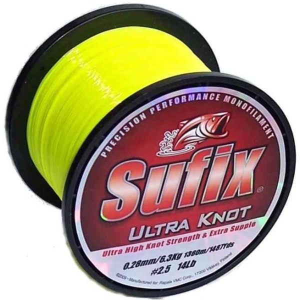 Sufix vlasec ultra knot žlutý - 1950 m 0