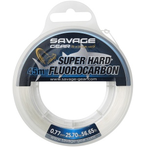 Savage gear fluorocarbon super hard clear - 45 m 0