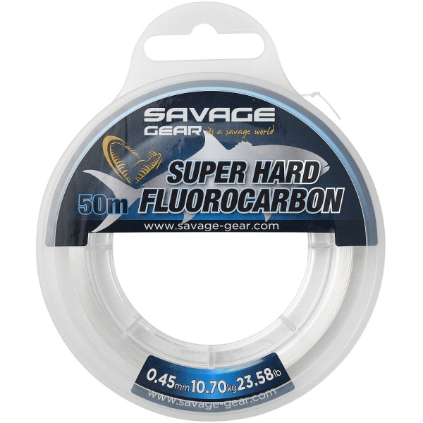 Savage gear fluorocarbon super hard clear - 50 m 0