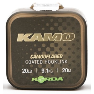 Korda návazcová šňůrka kamo coated hooklink 20 m - 20 lb 9