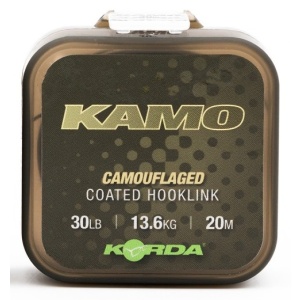 Korda návazcová šňůrka kamo coated hooklink 20 m - 30 lb 13