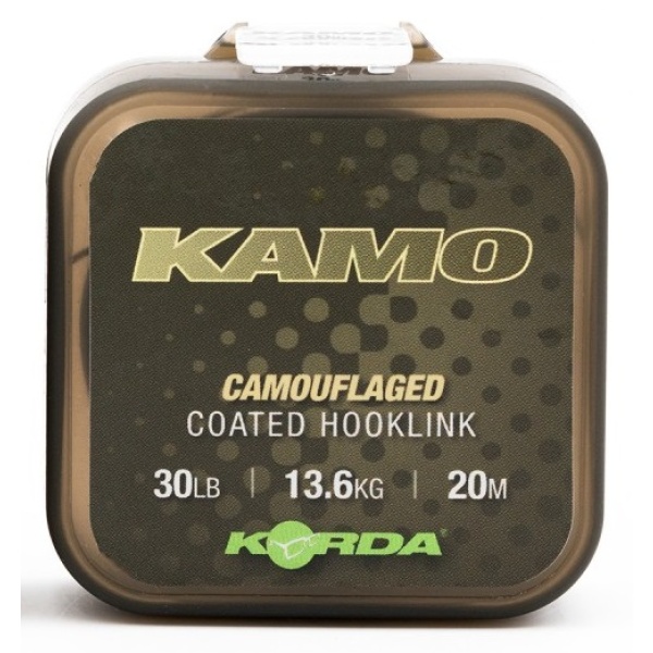 Korda návazcová šňůrka kamo coated hooklink 20 m - 30 lb 13