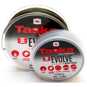 Taska evolve leader splétaná odolný odolný návazec 10 m-nosnost 30 lb / barva brown