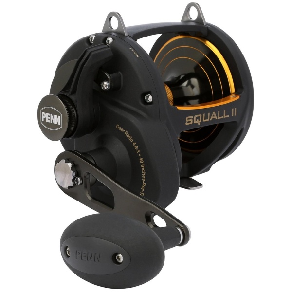 Penn multiplikátor squall ii lever drag reel 40hs rh