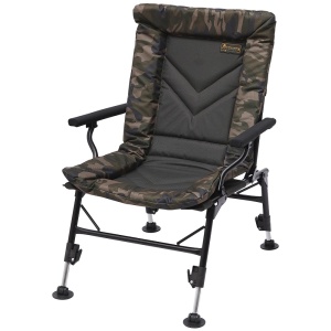 Prologic křeslo avenger comfort camo chair w/armrests covers