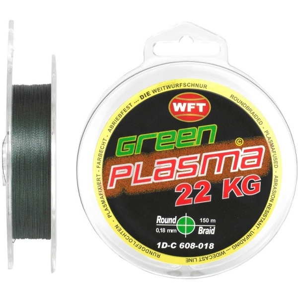 Wft šňůra kg plasma round green 150 m - 0