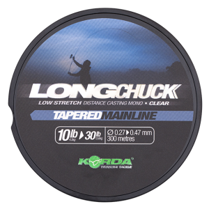 Korda vlasec longchuck tapered mainline clear 300 m - 0