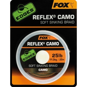 Fox návazcová šňůrka reflex camo 20 m-průměr 20 lb / nosnost 9