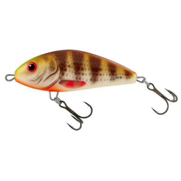 Salmo wobler fatso floating spotted brown perch 12 cm