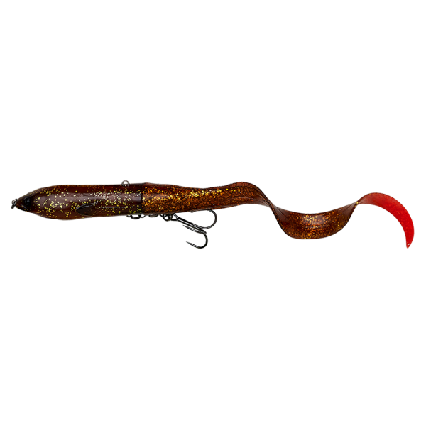 Savage gear 3d hard eel slow sinking motor hot tail 17 cm 50 g