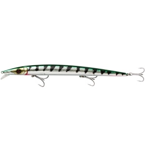 Savage gear wobler barra jerk sinking green barracuda 19 cm 29 g