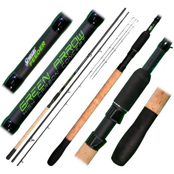 Sensas prut green arrow feeder 3