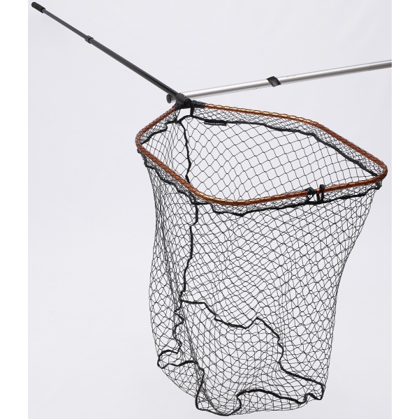 Savage gear podběrák pro tele folding net rubber x large mesh - velikost l 65x50 cm