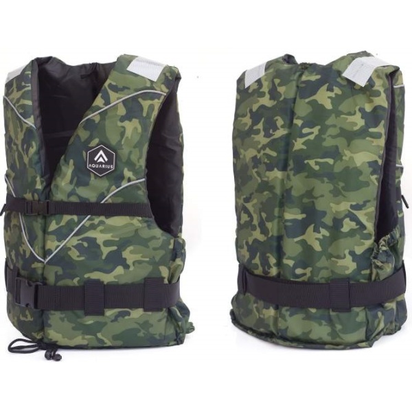 Kolibri plovoucí vesta aquarius camo military - velikost xxl