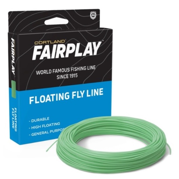 Cortland muškařská šňůra fairplay floating blue green fresh salt 84 ft - wf4f