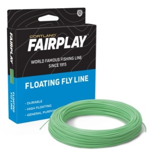 Cortland muškařská šňůra fairplay floating blue green fresh salt 84 ft - wf5f