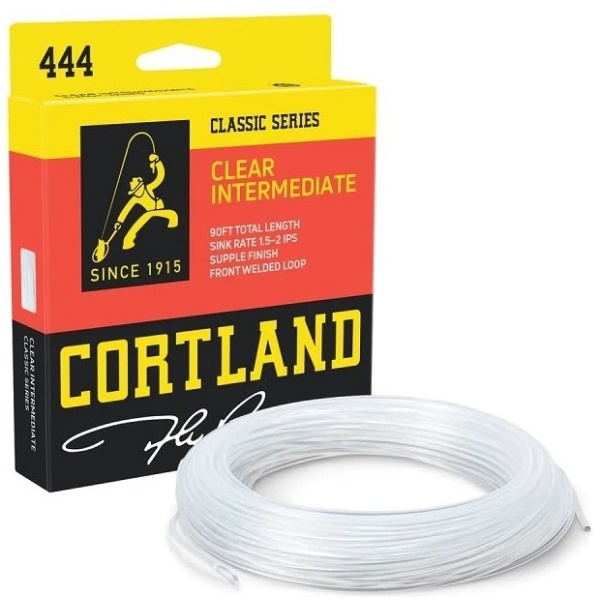 Cortland muškařská šňůra 444 classic intermediate freshwater saltwater clear 90 ft - wf6i