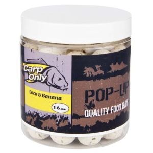 Carp only plovoucí boilies pop up 80 g 20 mm-white fp