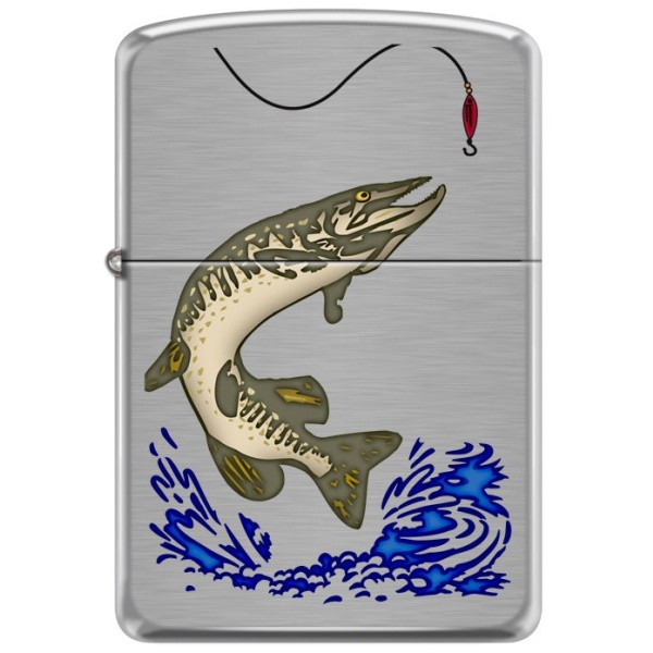 Zippo benzínový zapalovač kessack northern pike