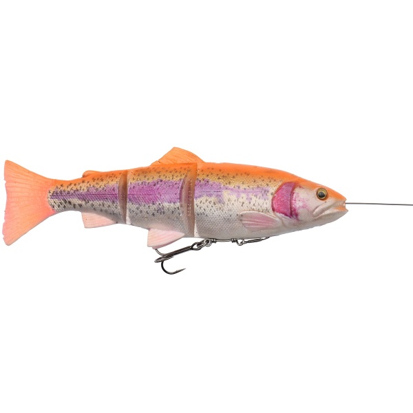 Savage gear gumová nástraha pstruh 4d line thru trout ss golden albino-20 cm 93 g