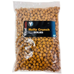 Vitalbaits boilies nutty crunch - 5 kg 14 mm