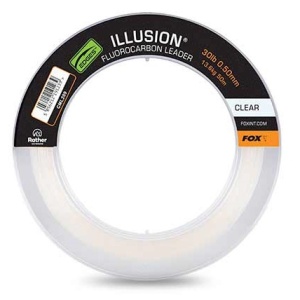 Fox fluorocarbon edges illusion leader naturals clear 50 m - 0