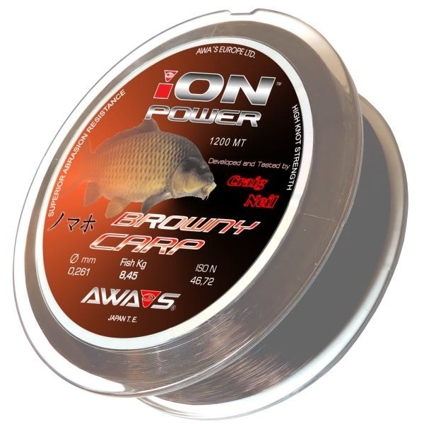 Awa-S Vlasec Ion Power Browny Carp 1200m - 0