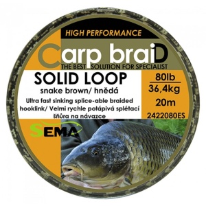 Sema Šňůra s olověným jádrem Solid Loop 10m - 80lb