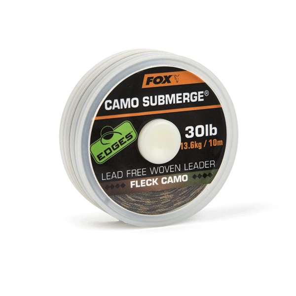 Fox Šňůra Edges Submerge Camo Leader Fleck Camo 10m