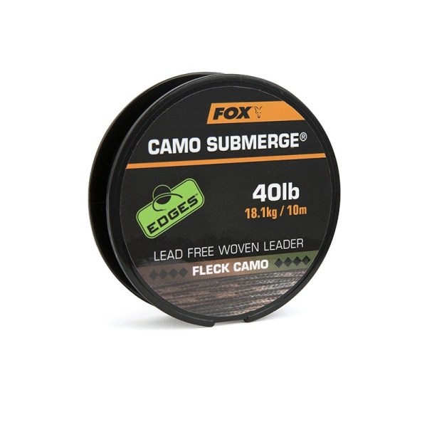 Fox Šňůra Edges Submerge Camo Leader Fleck Camo 10m - 40lb