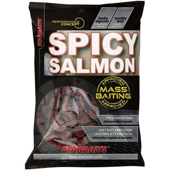 Starbaits boilie spicy salmon mass baiting 3 kg - 14 mm