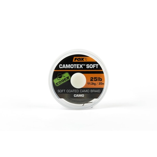 Fox Ztužená šňůrka Camotex Soft Camo 20m - 35lb