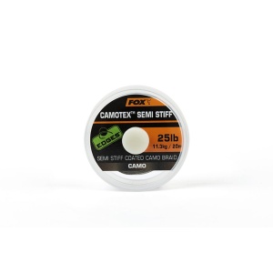 Fox Ztužená šňůrka Edges Camotex Semi Stiff Camo 20m - 35lb