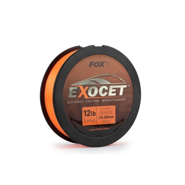 Fox Vlasec Exocet Fluoro Orange Mono 1000m - 0