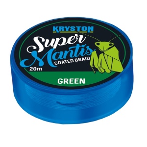 Kryston Potahovaná šňůrka Super Mantis Green 35lb 20m