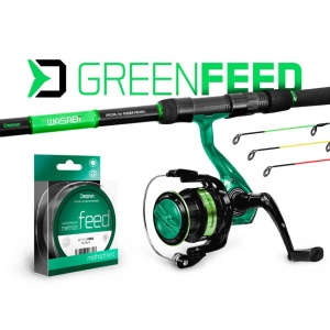 Delphin Feederový set GreenFeed 330cm 100g + 3T + 0