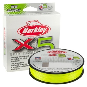 Berkley Šňůra X5 Flame Green 150m - 0