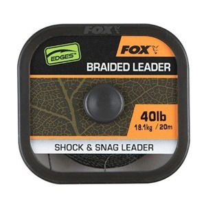 Fox Návazcová Šňůrka Naturals Braided Leader 20 m - 40lb