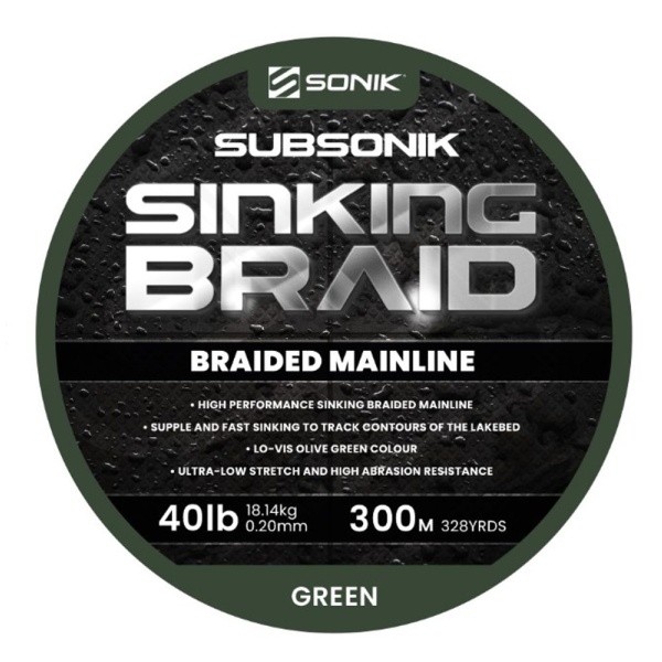 Sonik Šňůra Subsonik Sinking Braid 0