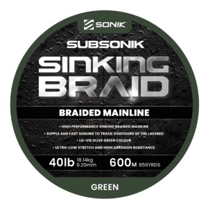 Sonik Šňůra Subsonik Sinking Braid 0