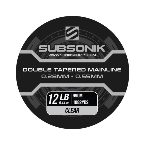 Sonik Vlasec Subsonik Double Tapered Main Line Clear 990m - 0