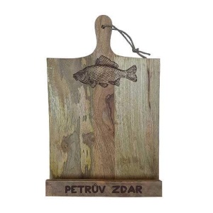 Bg dřevěný stojan na kuchařku 37 x 24 cm petrův zdar