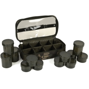 Fox pouzdro camolite 12 pot hookbait case