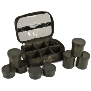 Fox pouzdro camolite 8 pot hookbait case