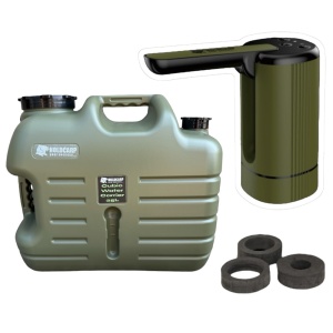 Holdcarp set automatická pumpa smart rechargeable tap + kanystr cubic water carrier 25 l