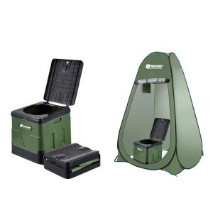 Holdcarp set přenosná toaleta portable toi + stan